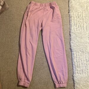 Brandy Melville Light Pink Kids Joggers